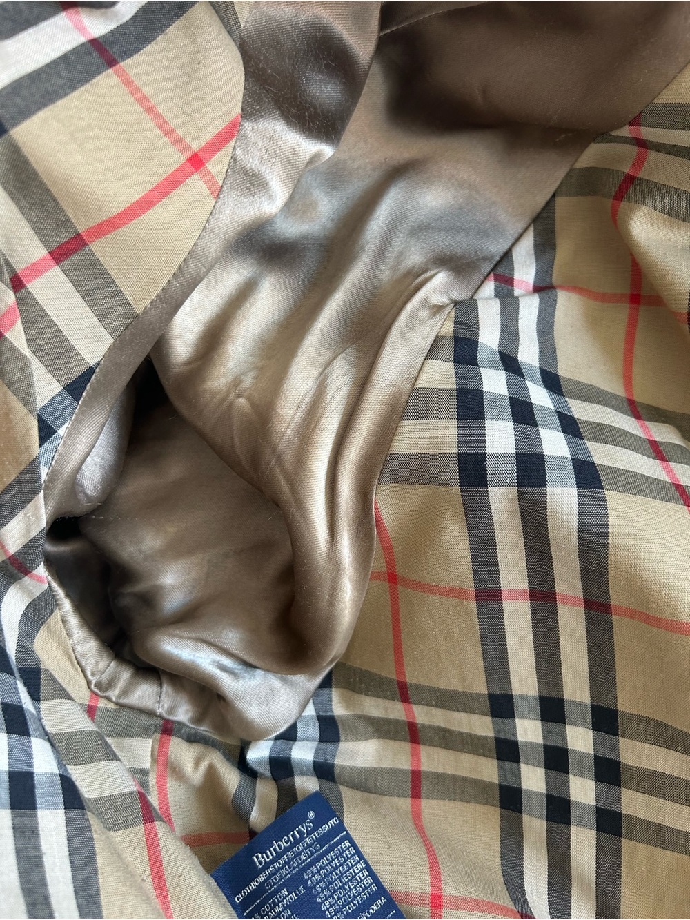 Men’s vintage Burberry trench coat 42 regular - Picture 6 of 7